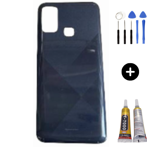 İnfinix Hot 9 Uyumlu Arka Kapak Siyah + Montaj Seti