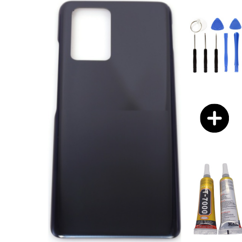 İnfinix Note 10 Pro Uyumlu Arka Kapak Siyah + Montaj Seti
