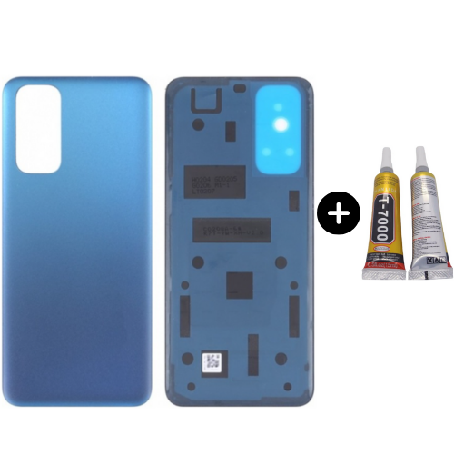Redmi Note 11 Uyumlu Arka Pil Kapağı Mavi + B7000