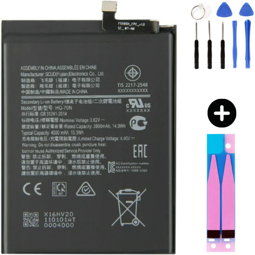 Samsung Galaxy A11 A115 Uyumlu Güçlendirilmiş İthal Pil + Montaj Seti