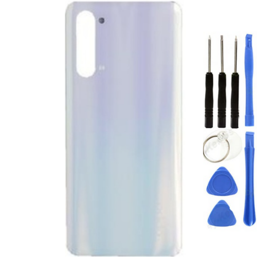 Oppo Reno 3 Uyumlu Arka Pil Kapağı Beyaz + Tamir Seti