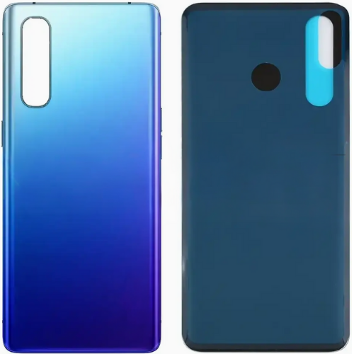 Oppo Reno 3 Pro Uyumlu Arka Pil Kapağı Mavi 