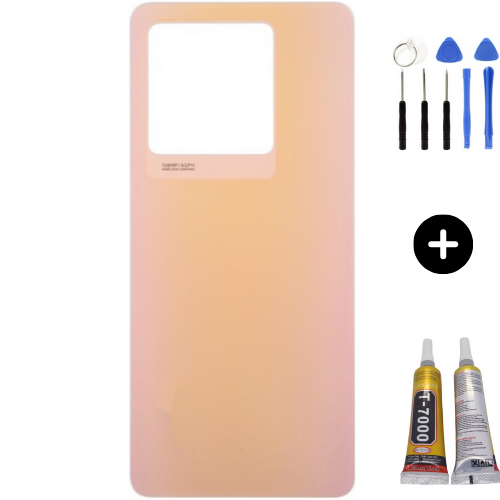 İnfinix Note 30 Pro Uyumlu Arka Kapak Gold + Montaj Seti