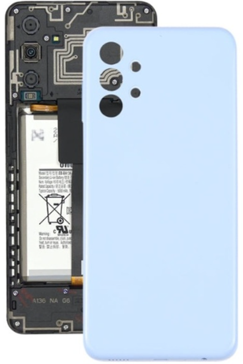 Samsung A13 SM-A135F Uyumlu Arka Pil Kapağı Mavi