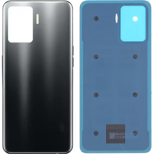Oppo Reno 5 Lite Uyumlu Arka Pil Kapağı Siyah 