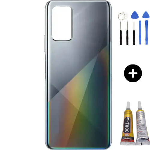 İnfinix Note 8 Uyumlu Arka Kapak Siyah + Montaj Seti