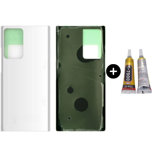 Samsung Galaxy Note 20 Ultra SM-N985 Uyumlu Arka Pil Kapağı Beyaz + B7000