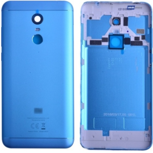Redmi 5 Plus Uyumlu Full Kasa Arka Pil Kapağı Mavi