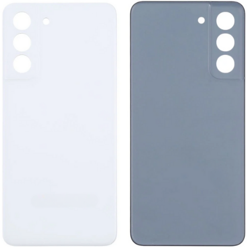 Samsung S21 FE SM-G990 Uyumlu Arka Pil Kapağı Beyaz