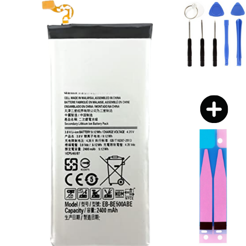 Samsung Galaxy E5 E500f Uyumlu Güçlendirilmiş İthal Pil + Montaj Seti