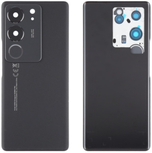 Vivo V29 Pro Uyumlu Arka Pil Kapağı Siyah