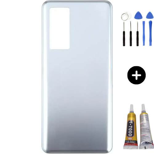 Xiaomi Mi 12T Pro Uyumlu Arka Pil Kapağı Beyaz + Montaj Seti
