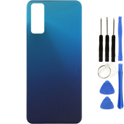 Vivo Y20İ Uyumlu Arka Pil Kapağı Mavi + Tamir Seti