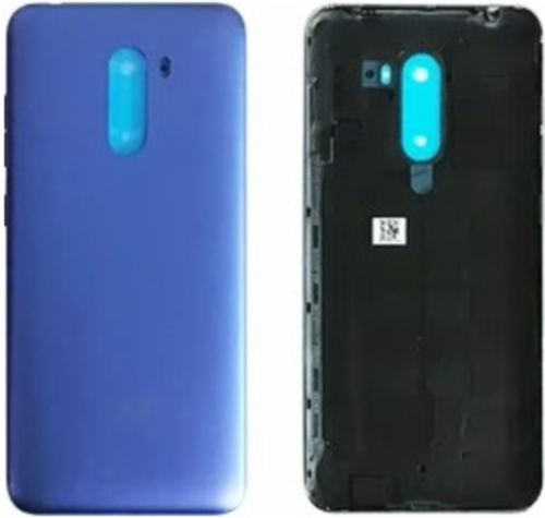 Xiaomi Poco Pocophone F1 Uyumlu Full Kasa Arka Pil Kapağı Mavi