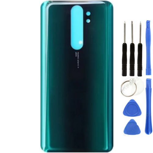 Redmi Note 8 Pro Uyumlu  Arka Pil Kapağı Yeşil + Tamir Seti