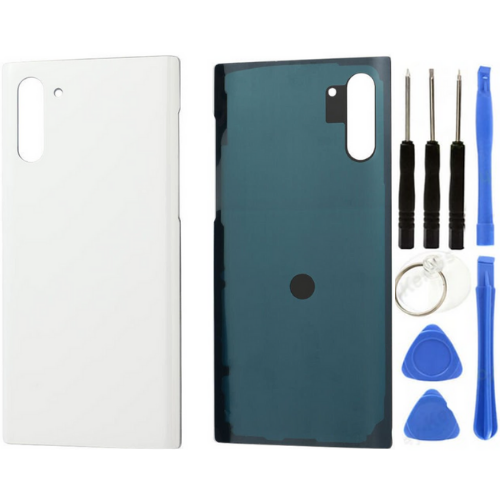 Samsung Galaxy Note 10 SM-N970 Uyumlu Arka Pil Kapağı Beyaz + Tamir Seti