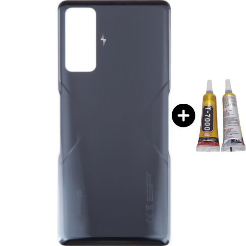 Xiaomi Poco Pocophone F4 GT Uyumlu Arka Pil Kapağı Siyah + B7000