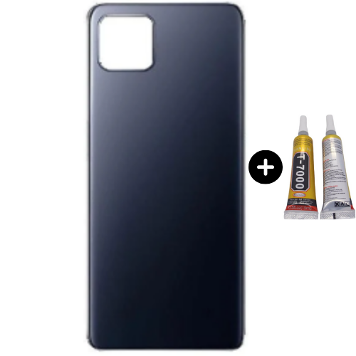 Oppo A73 Uyumlu Arka Pil Kapağı Siyah + B7000