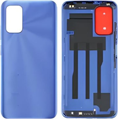 Redmi 9T Uyumlu Full Kasa Arka Pil Kapağı Mavi