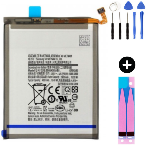 Samsung Galaxy A50 A505f Uyumlu Güçlendirilmiş İthal Pil + Montaj Seti