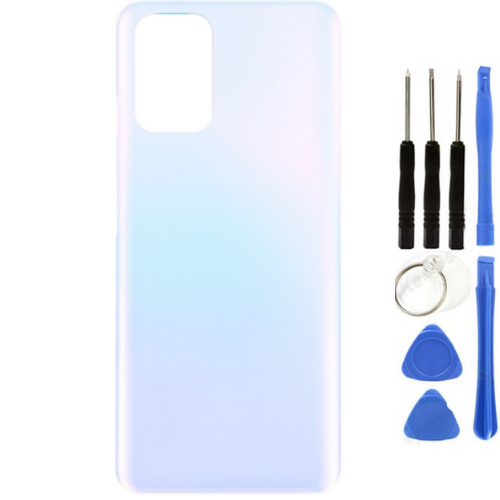 Redmi Note 10S Uyumlu Arka Pil Kapağı Beyaz + Tamir Seti