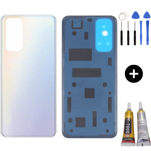 Redmi Note 11 Uyumlu Arka Pil Kapağı Beyaz + Montaj Seti