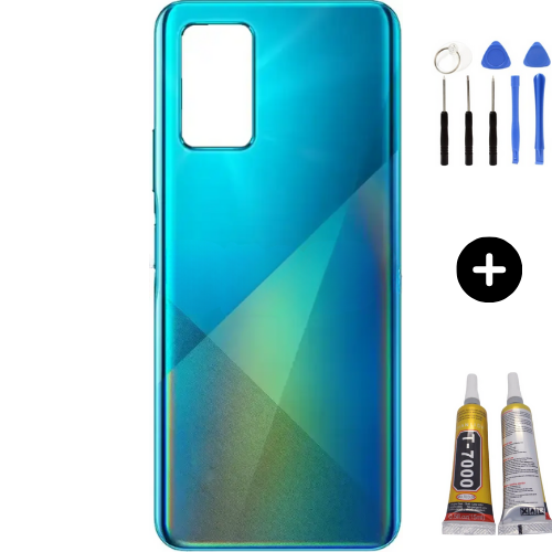 İnfinix Note 8 Uyumlu Arka Kapak Turkuaz + Montaj Seti