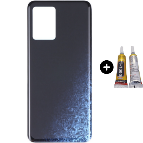 Redmi K50 Uyumlu Arka Pil Kapağı Siyah + B7000