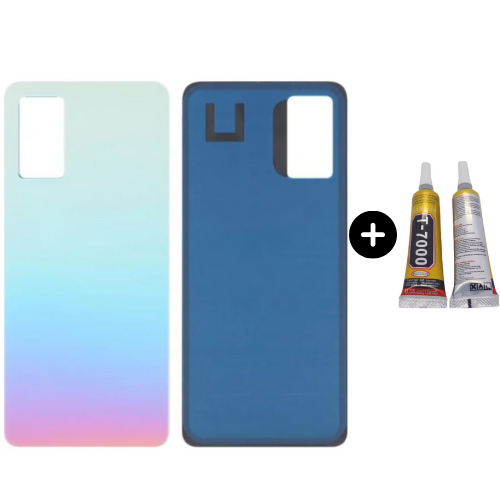Redmi Note 11 Pro Uyumlu Arka Pil Kapağı Mavi + B7000