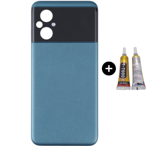 Xiaomi Poco Pocophone M5 Uyumlu Full Kasa Arka Pil Kapağı Yeşil + B7000