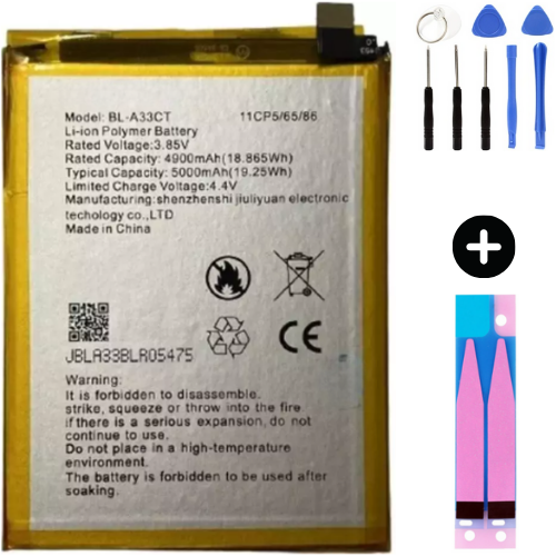General Mobile GM 22 Plus BL-A33CT Uyumlu A Kalite Batarya Pil + Montaj Seti