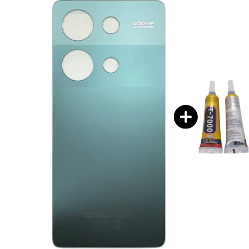 Redmi Note 13 Pro 4G Uyumlu Arka Pil Kapağı Yeşil + B7000