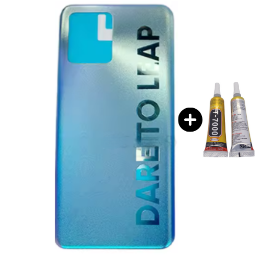 Realme 8 Pro Uyumlu Arka Pil Kapağı Mavi + B7000