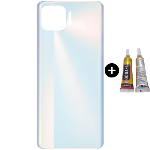 Oppo Reno 4 Lite Uyumlu Arka Pil Kapağı Beyaz + B7000