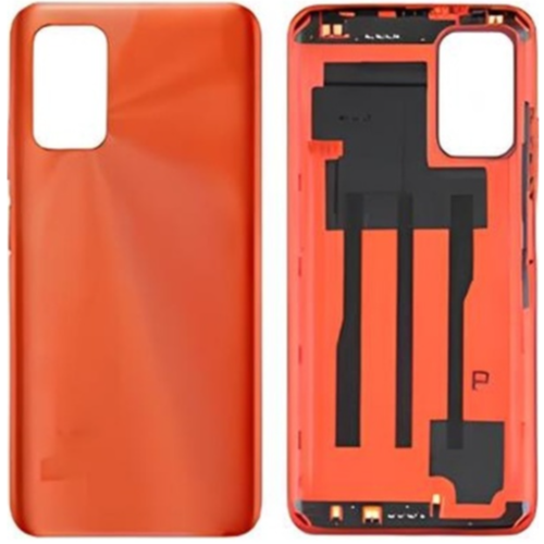 Redmi 9T Uyumlu Full Kasa Arka Pil Kapağı Turuncu