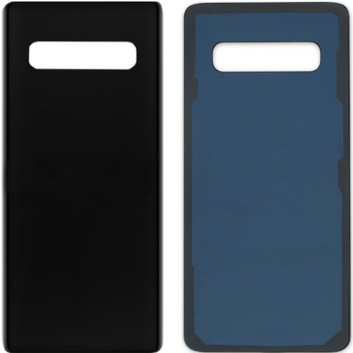 Samsung S10 Plus SM-G975F Uyumlu Arka Pil Kapağı Siyah