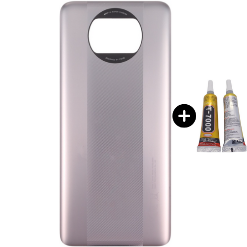 Xiaomi Poco Pocophone X3 Pro Uyumlu Arka Pil Kapağı Gold + B7000