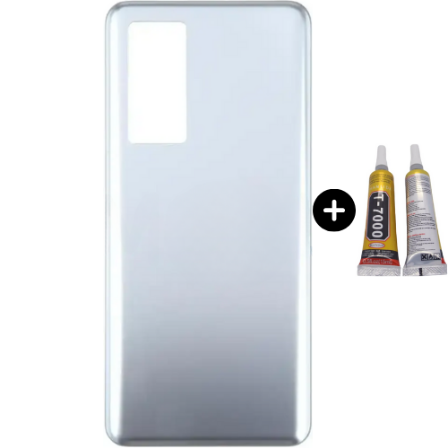 Xiaomi Mi 12T Pro Uyumlu Arka Pil Kapağı Beyaz + B7000