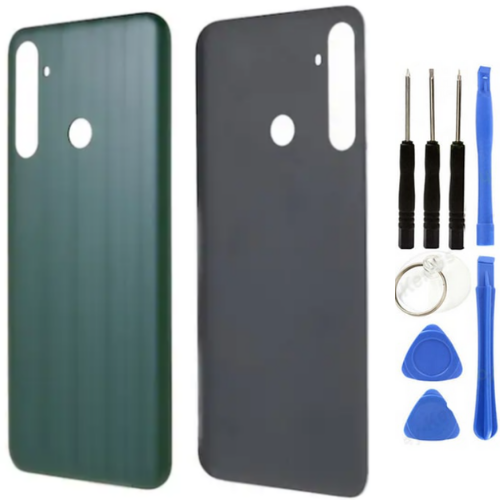 Realme 6i Uyumlu Arka Pil Kapağı Yeşil + Tamir Seti