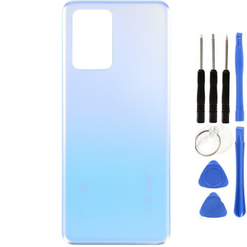 Xiaomi Poco Pocophone X4 GT Uyumlu Arka Pil Kapağı Mavi + Tamir Seti