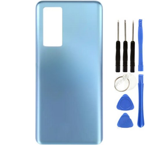 Xiaomi Mi 12T Uyumlu Arka Pil Kapağı Mavi + Tamir Seti