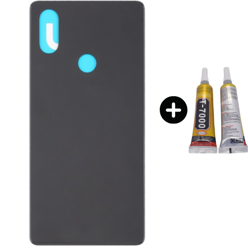 Xiaomi Mi 8 SE Uyumlu Arka Pil Kapağı Siyah + B7000