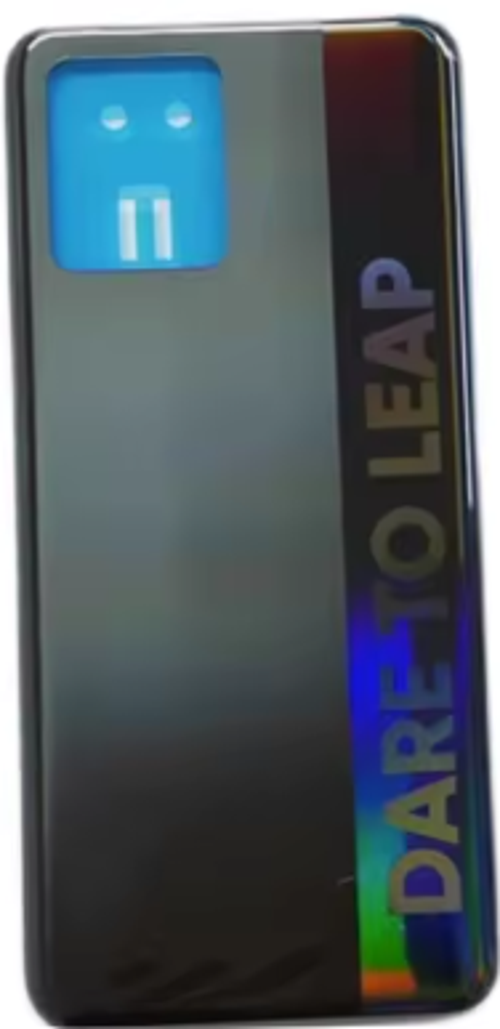Realme 8 Uyumlu Arka Pil Kapağı Siyah 