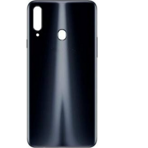 Samsung A20S SM-A207 Uyumlu Arka Pil Kapağı Siyah