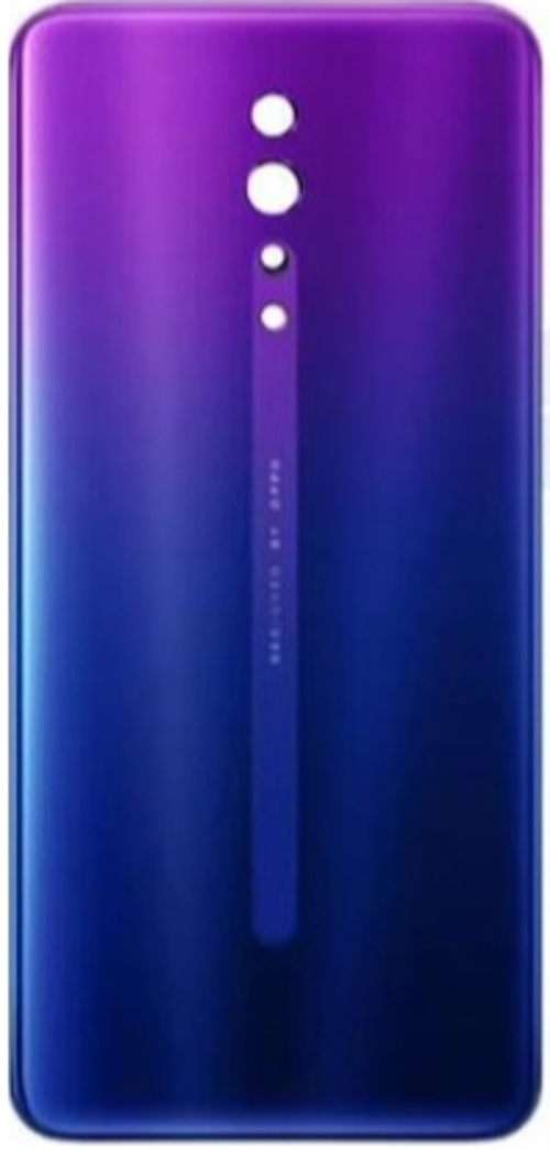 Oppo Reno Z Uyumlu Arka Pil Kapağı Mavi 