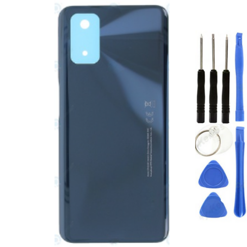 Oppo A52 2020 Uyumlu Arka Pil Kapağı Siyah + Tamir Seti