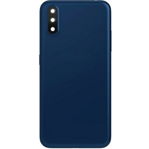 Samsung A01 SM-A015F Uyumlu Arka Pil Kapağı Mavi