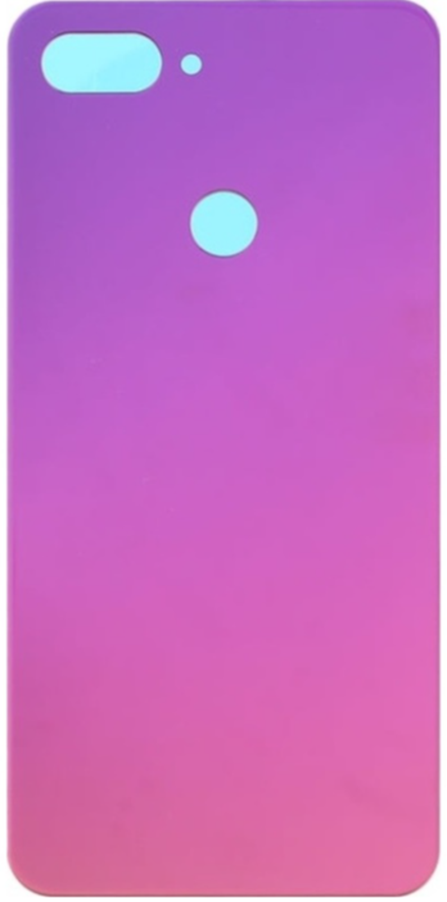 Xiaomi Mi 8 Lite Uyumlu Arka Pil Kapağı Kırmızı