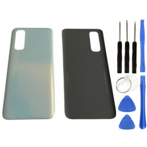 Realme 7 Uyumlu Arka Pil Kapağı Beyaz + Tamir Seti