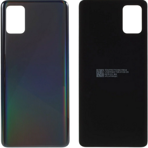 Samsung A51 SM-A515 Uyumlu Arka Pil Kapağı Siyah